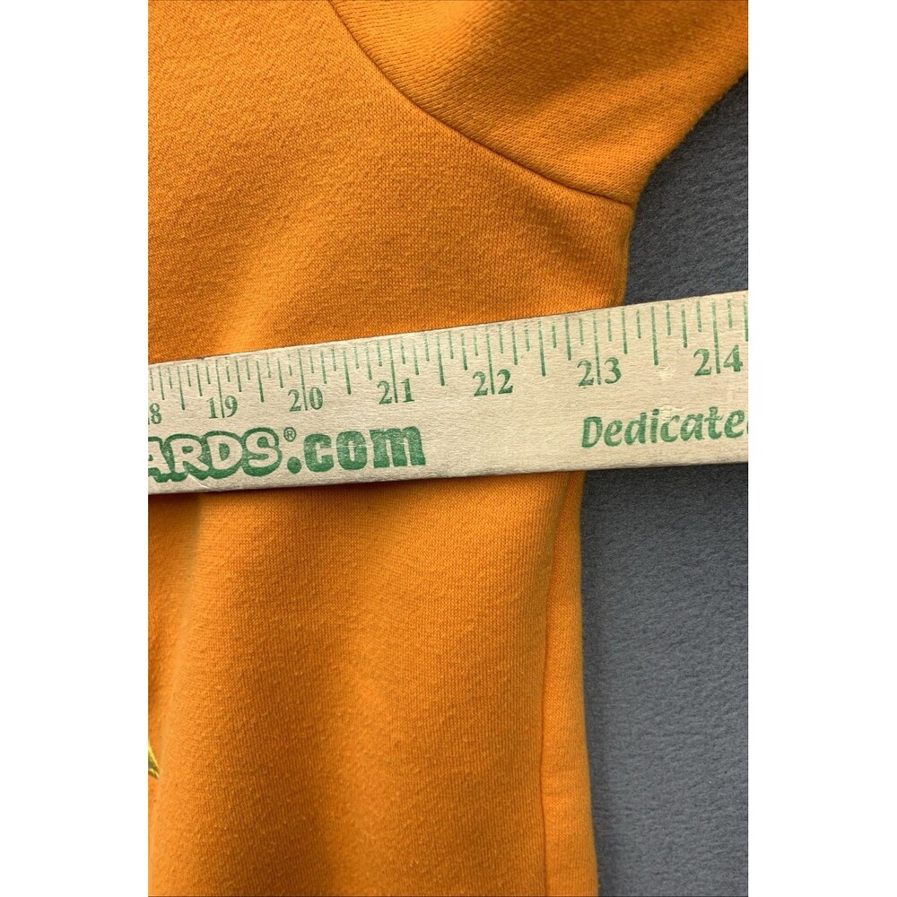 RSINE Mens Lost Soul Embroidered Sweatsuit Outfit Jogging Set Orange Large - Picture 11 of 16